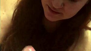 i got a amazin blowjob and she swallod my cum