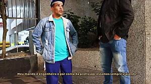 the wife serves as dinner for husband's guests