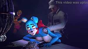 Bunnie Rides Cock in Anal Sex with Toys