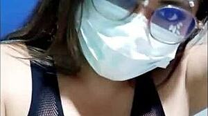 Stepsister Challenges Me To Show Her Hot Pussy In Lingerie