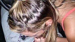 I stopped in a deserted street and fucked thai camargo outside the car