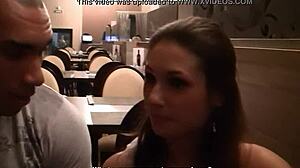 Titted Brunette Met And Fucked Her