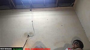 Sexy Lover Fucks Wet Pussy In Bedroom Quickie Creampie