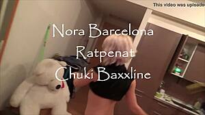 Teen Gets Double Penetration at Holiday Party with Friends