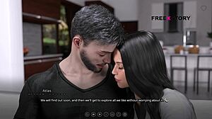 Atlas Claims Leyala's Virginity in The Seven Realm Hentai Scene.