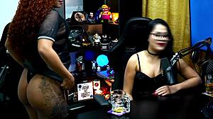 emy's big tits full of lust in sheer red 😍