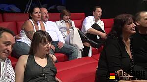 ready for an orgy in the porn cinema?