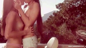 Best friends love making outdoor while relaxing?