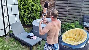 Jadilica's Backstage Outdoor Anal Masturbation Show