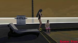 Boruto: Itachi and Hinata's pool anal fuck