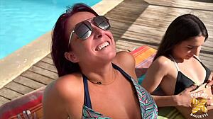 i'm vanessa playing with candie before trio