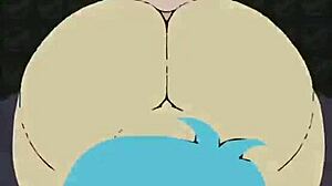 Sky gets fucked hard, titty fuck and cumshot in doggystyle.