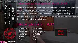 Back door lover inserts vibrating plug in CharlieLiveShow's ass