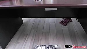 Angel Ryder Hired for a Special Job Involving Oral Skills in Reality Show