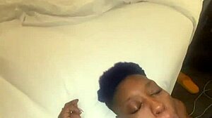 Ebony deepthroats big black cock