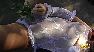 Primero un poco de erotismo y despu�s un tr�o l�sbico de infarto