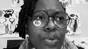 bride asks, 'have you had sex with a married man?' ebony milf replies about tongue in ear