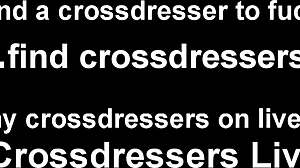 i enjoy crossdressing with sexy lingerie and cock play