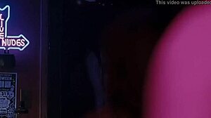 Descriptive scene from Halloween 2 2009 featuring a sexy nude brunette girl