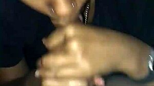 Ebony Sloppy Deepthroat Blowjob Black