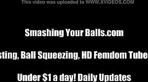 I Will Play Ping Pong With Your Balls In BDSM Humiliation Femdom Pov