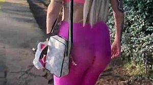 Video of sex in a transparent dress as I headed for the gym