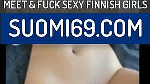 Porn video of an inexperienced female and her male partner from Finland