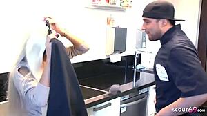 Tight tini forced to fuck by boss at work german teen 18+