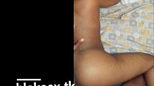 African girl bent over for doggy drilling.