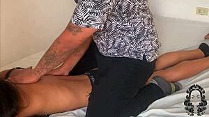 Horny Stepsister Enjoys Massage.