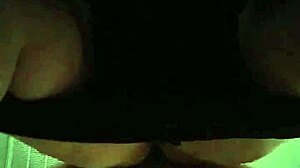 Husband Fucks Cum Into Chubby Wife's Pussy As Her Fat Body Jiggles Wildly.