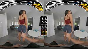 virtual porn french anal lesson with cassie del isla in vr, oops
