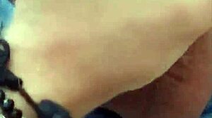 Public gay cruising with a huge dick blowjob outdoors.