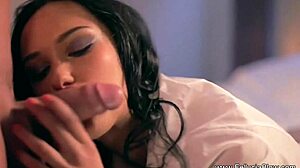 Horny Milf Babe Sucks Cock With Passionate Emotion