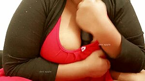 i can't resist my indian aunt's huge sexy tits and big boobs