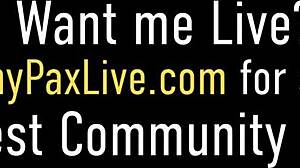 Ginger penny pax masturbates in stockings