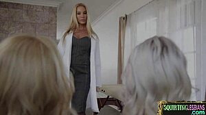 Milf Duo Squirts While Tribbing Lesbian Babe