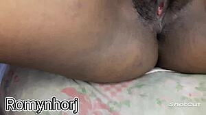 Young Girl's Shaved Pussy Stretched by Friend's Big Cock