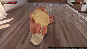 3D porn video features Heather and Faye in a sensual fight