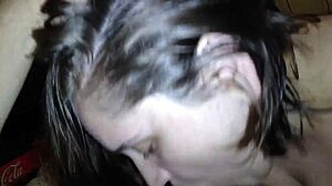 Perfect suck and tight fuck for my master in homemade scene