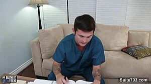 Horny gays suck and fuck monster cocks 😈