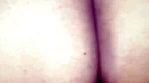 Horny young woman surprises couple in amateur scene