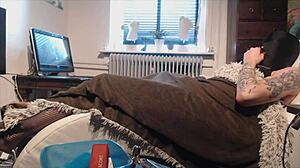 sissy and friend sucking cock