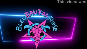 Bleubrutalrose deepthroats big black cock in kitchen