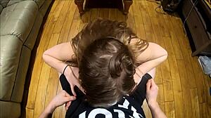 Hot Slut with Small Tits Gets Fucked in Her Sweet Pussy, Feeling Intense Pleasure