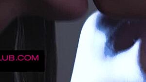 Sybil and Caomei Bala share emotional bisexual night with licking