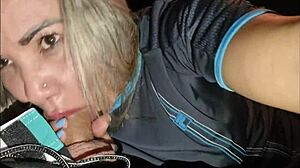 bianca naldy relaxes with cumshot in car