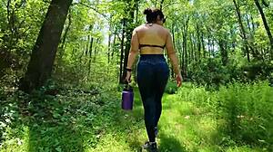 Big Ass Pawg Walkaways in Public Outdoor Workout