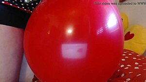 In this episode enjoy big balloon play with Nicoletta and learn about her emotions to kinky balloon fetish