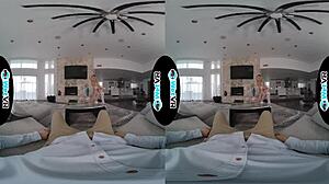 Latina Maid Experiences Her First VR Porn with a Huge Cock